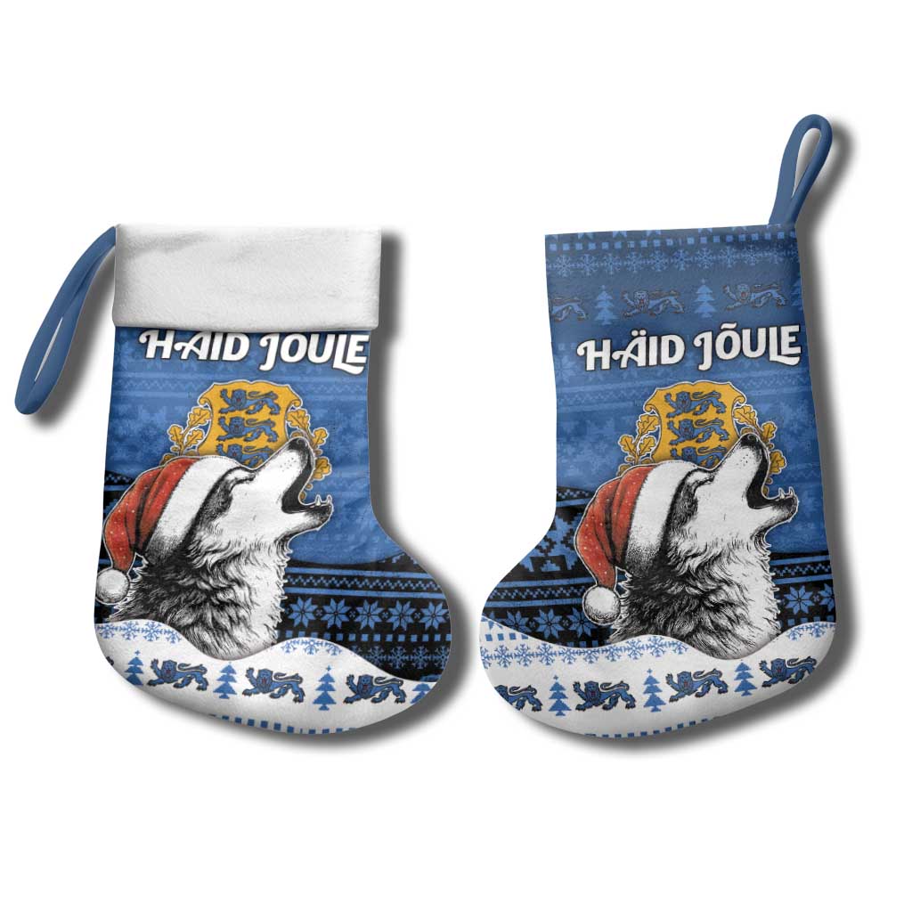Personalized Estonia Christmas Stocking Haid Joule - Wonder Print Shop