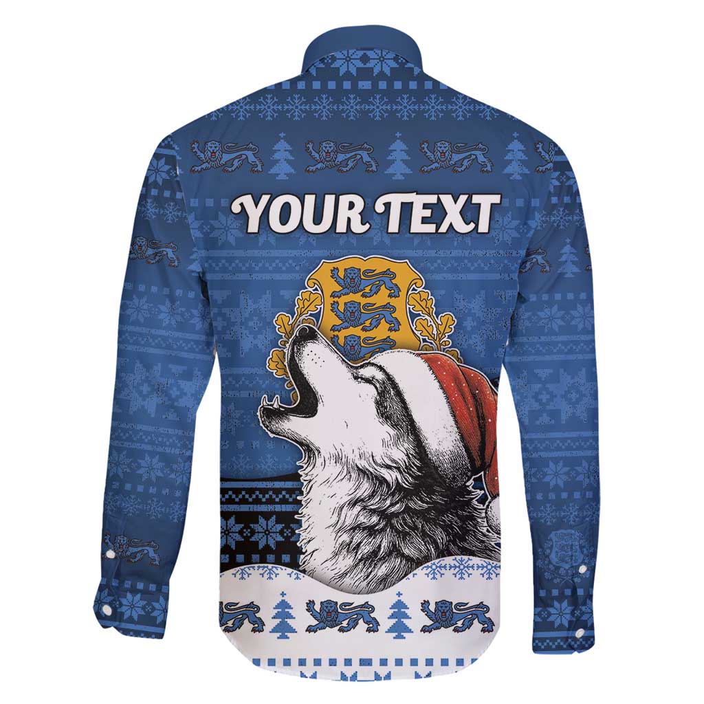 Personalized Estonia Christmas Family Matching Long Sleeve Bodycon Dress and Hawaiian Shirt Haid Joule - Wonder Print Shop