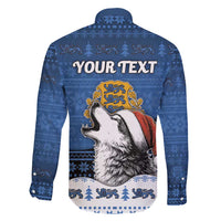 Personalized Estonia Christmas Family Matching Long Sleeve Bodycon Dress and Hawaiian Shirt Haid Joule - Wonder Print Shop