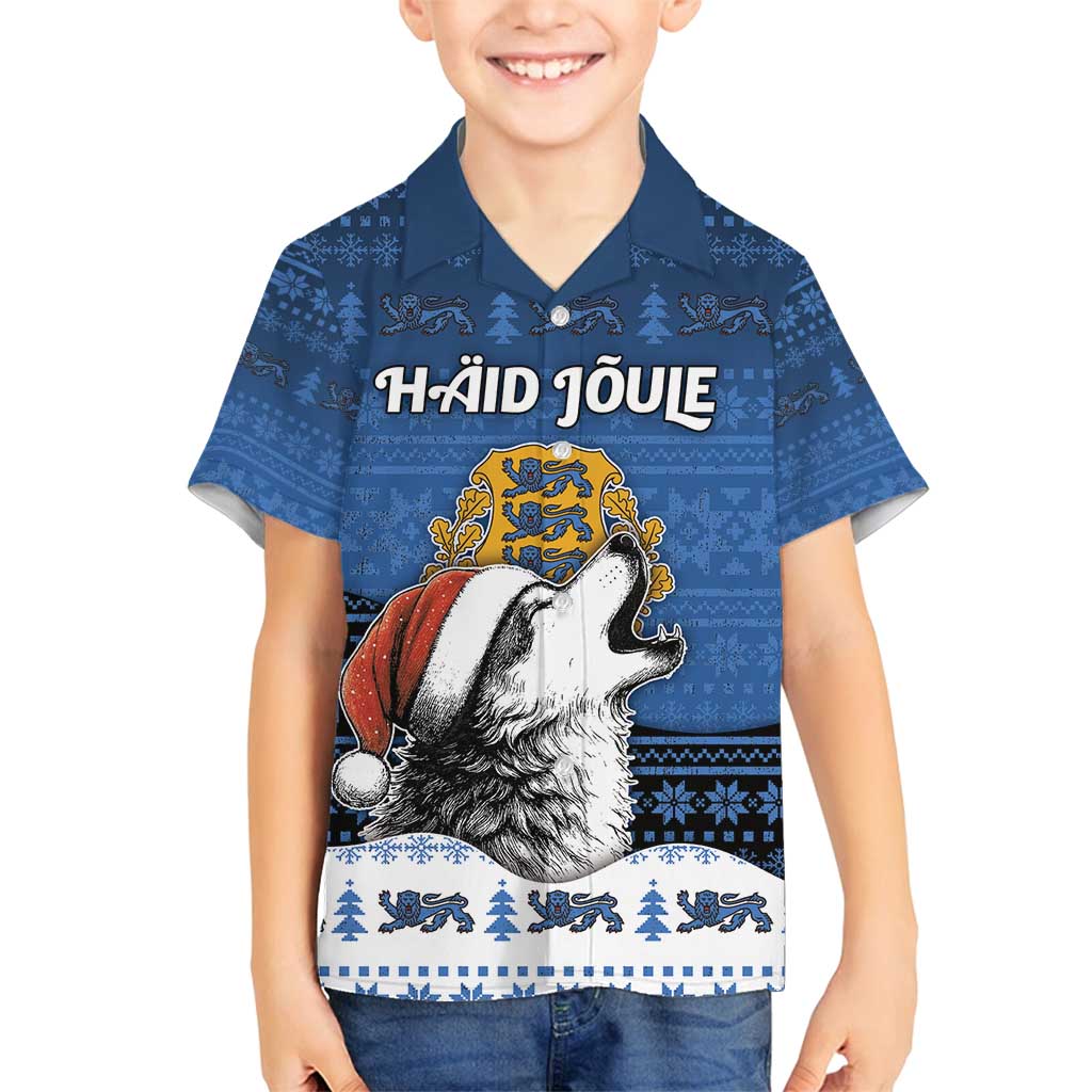 Personalized Estonia Christmas Family Matching Long Sleeve Bodycon Dress and Hawaiian Shirt Haid Joule - Wonder Print Shop