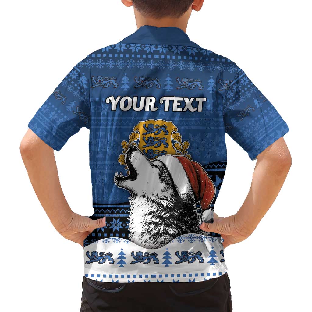 Personalized Estonia Christmas Family Matching Off Shoulder Short Dress and Hawaiian Shirt Haid Joule - Wonder Print Shop