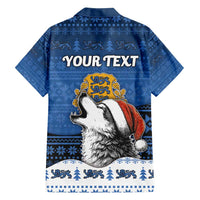 Personalized Estonia Christmas Family Matching Off Shoulder Short Dress and Hawaiian Shirt Haid Joule - Wonder Print Shop