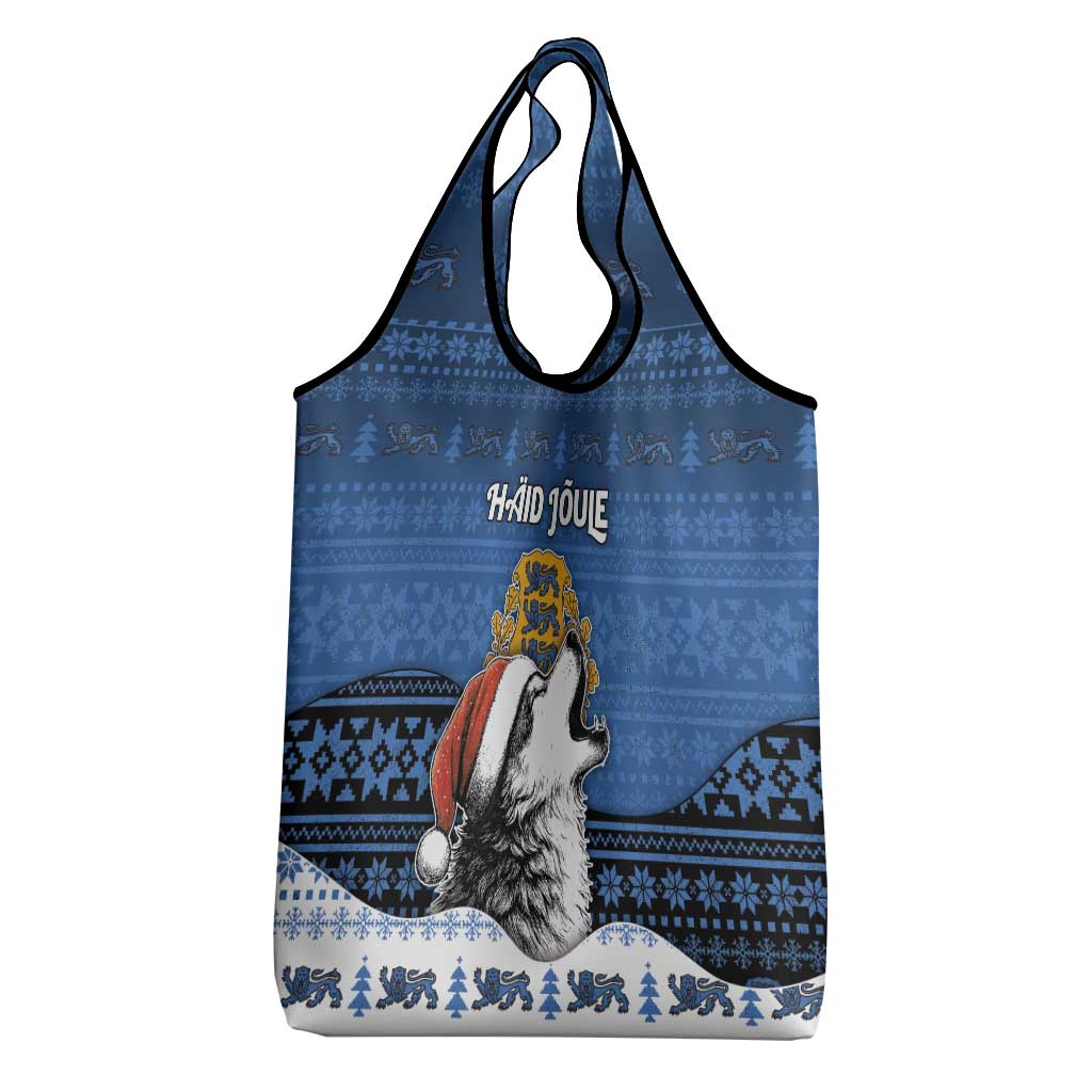 Estonia Christmas Grocery Bag Haid Joule - Wonder Print Shop