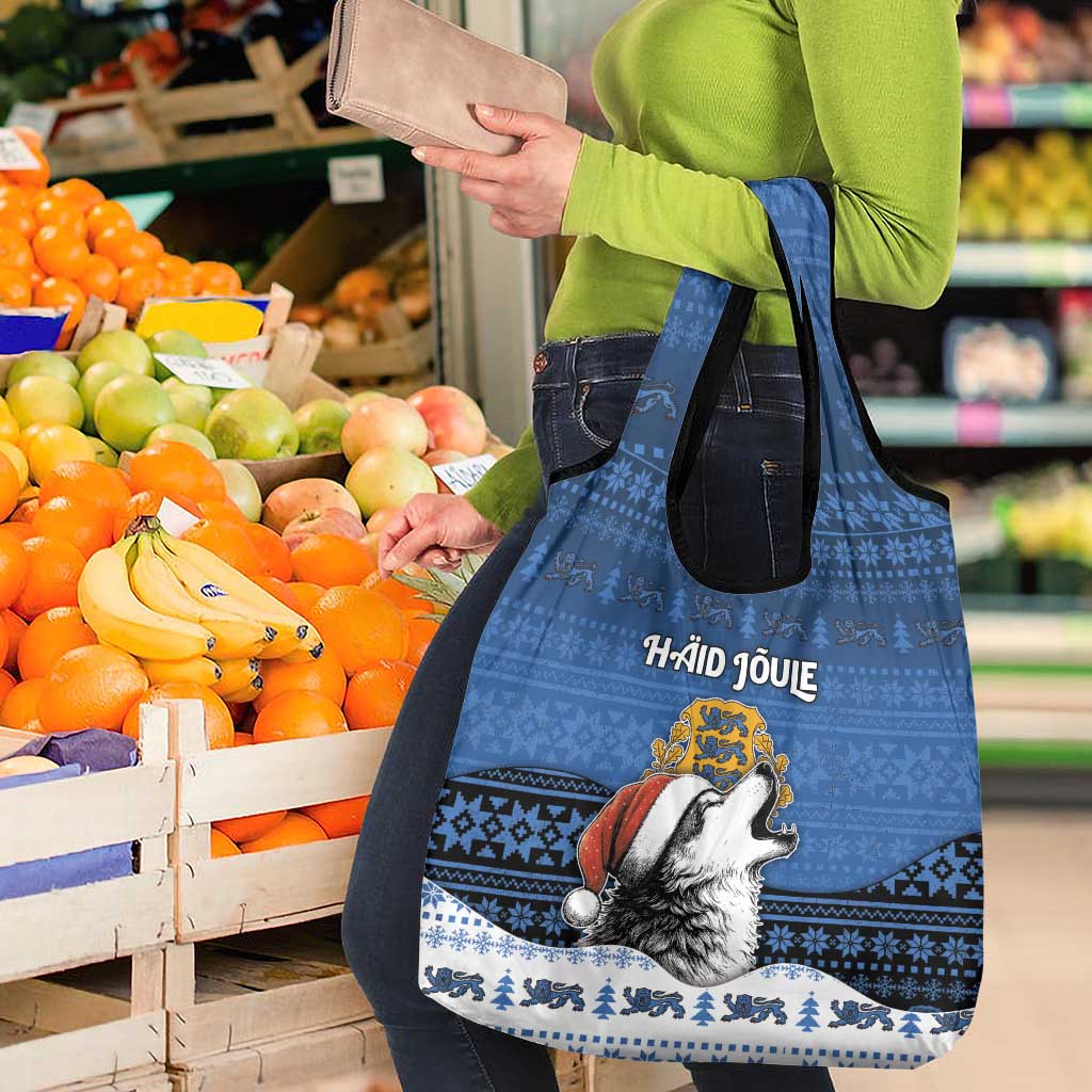 Estonia Christmas Grocery Bag Haid Joule - Wonder Print Shop
