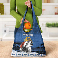 Estonia Christmas Grocery Bag Haid Joule - Wonder Print Shop