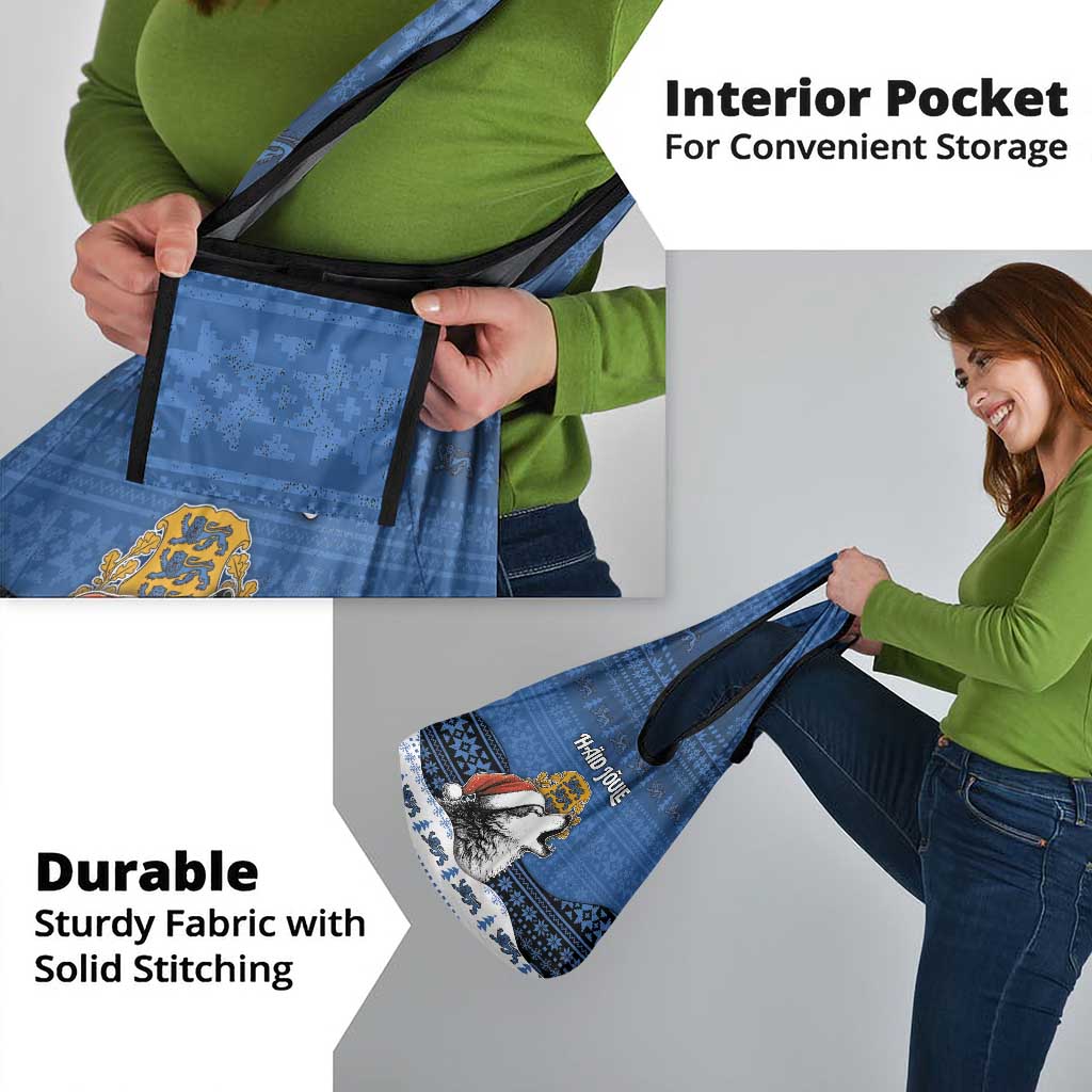 Estonia Christmas Grocery Bag Haid Joule - Wonder Print Shop