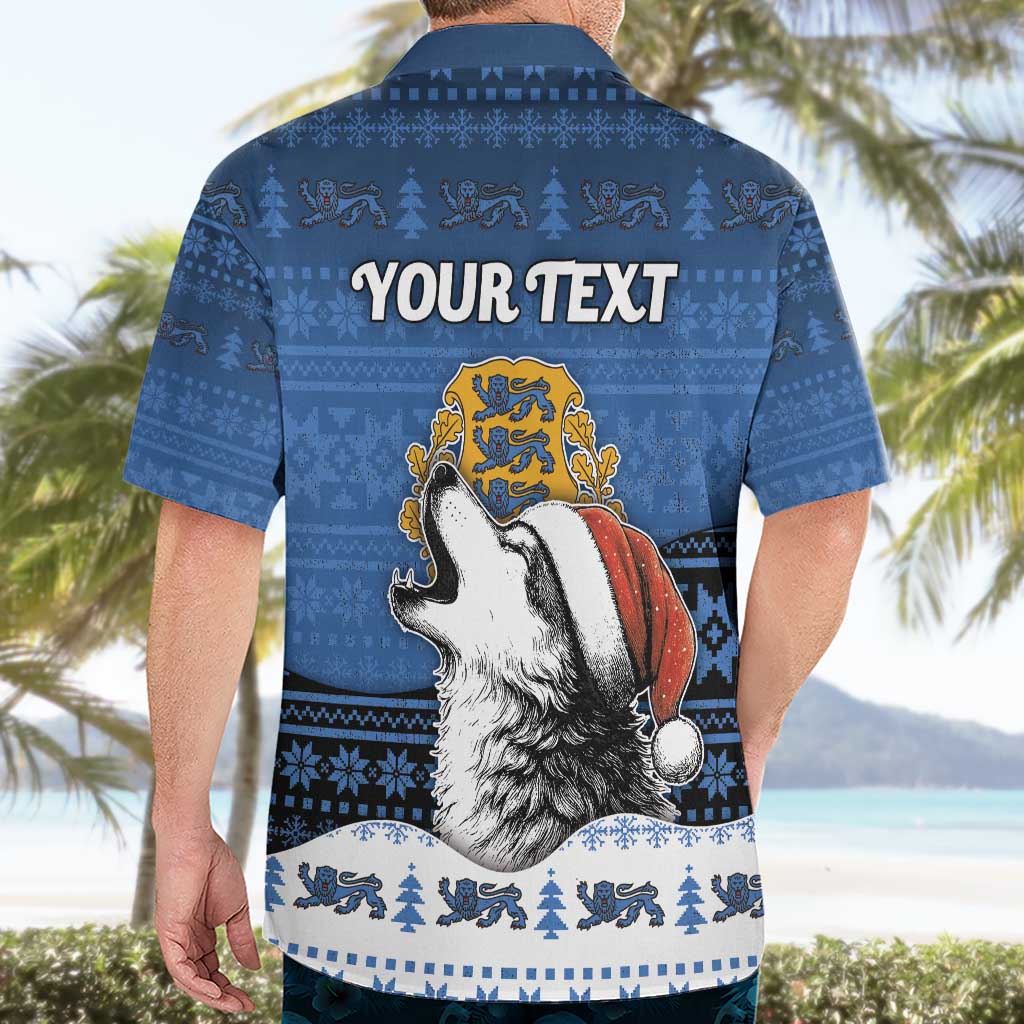 Personalized Estonia Christmas Hawaiian Shirt Haid Joule - Wonder Print Shop