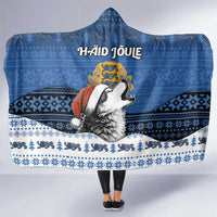 Estonia Christmas Hooded Blanket Haid Joule - Wonder Print Shop