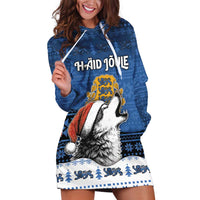 Personalized Estonia Christmas Hoodie Dress Haid Joule - Wonder Print Shop