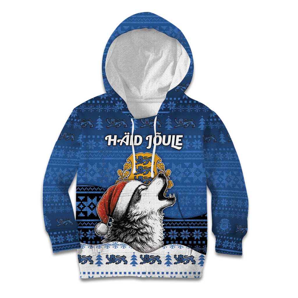 Personalized Estonia Christmas Kid Hoodie Haid Joule - Wonder Print Shop