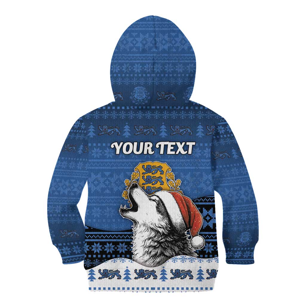 Personalized Estonia Christmas Kid Hoodie Haid Joule - Wonder Print Shop