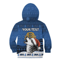 Personalized Estonia Christmas Kid Hoodie Haid Joule - Wonder Print Shop