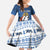 Personalized Estonia Christmas Kid Short Sleeve Dress Haid Joule - Wonder Print Shop