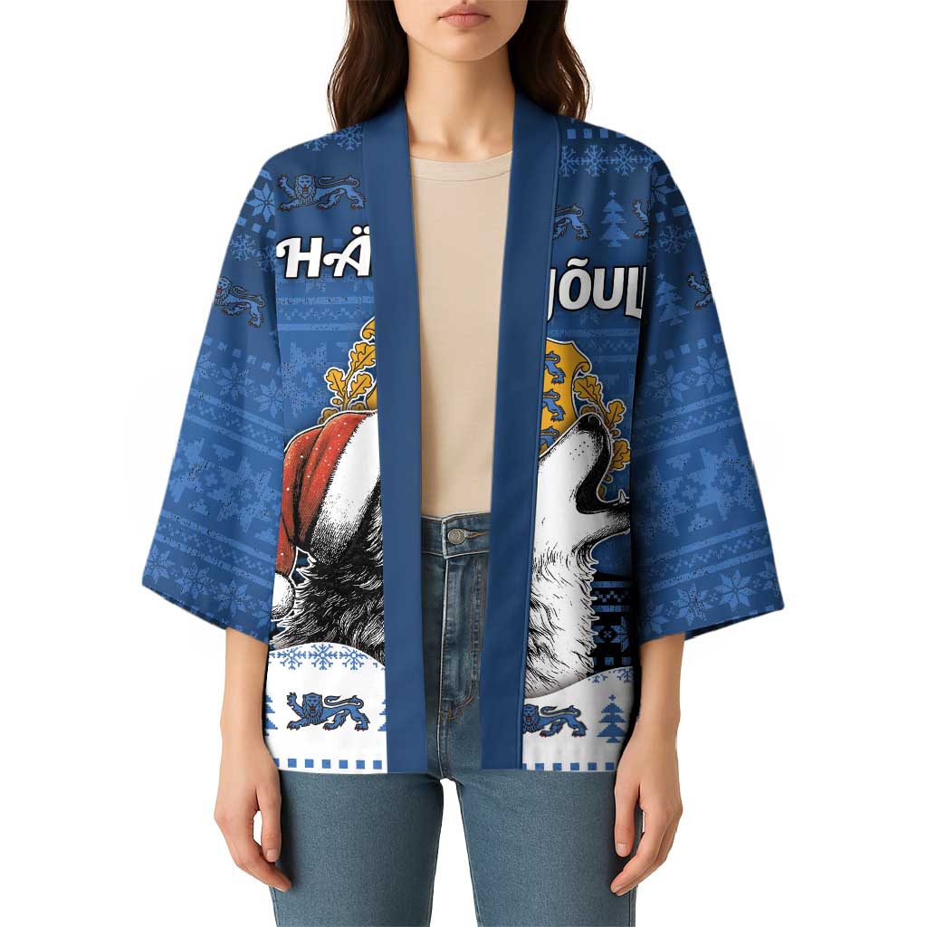 Personalized Estonia Christmas Kimono Haid Joule - Wonder Print Shop