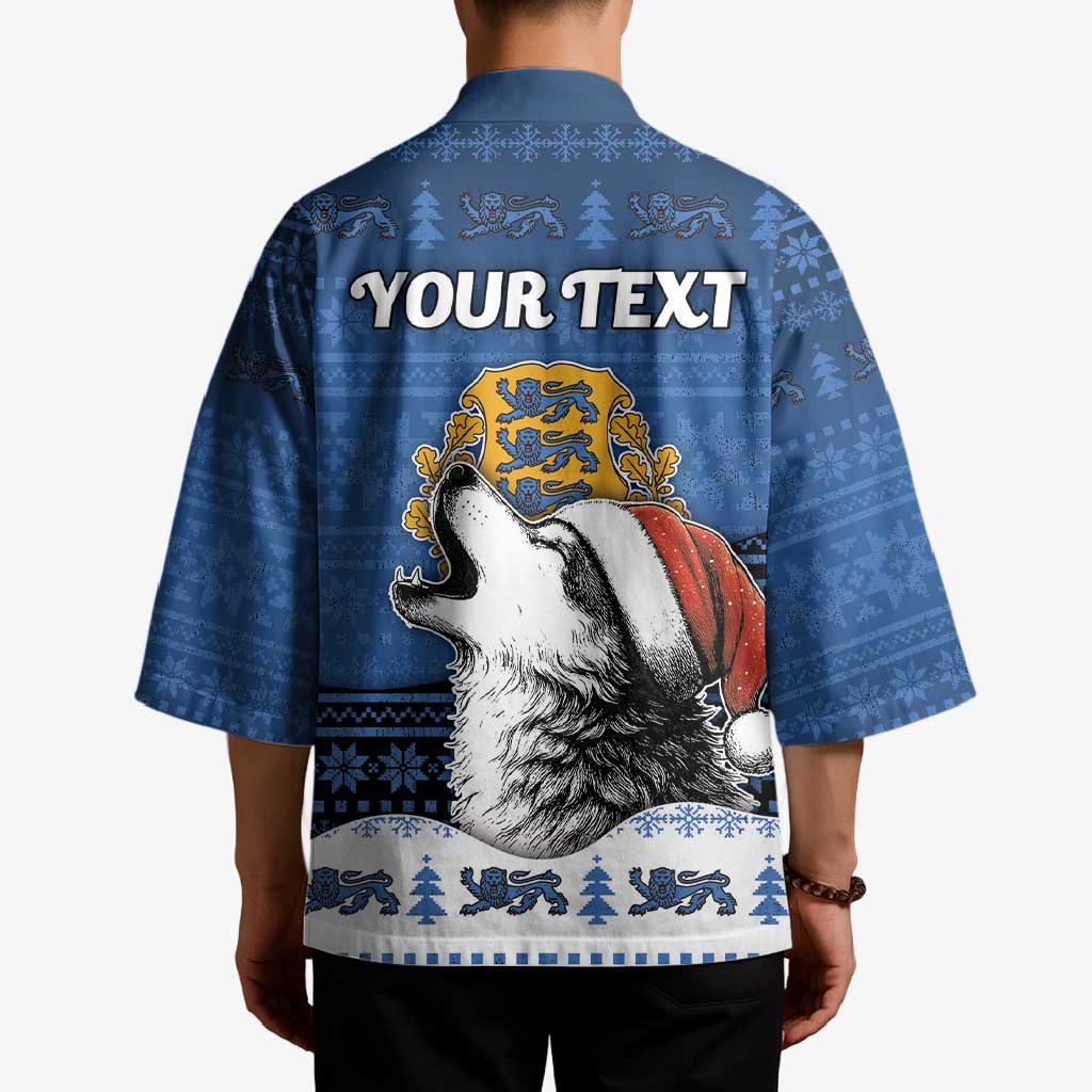 Personalized Estonia Christmas Kimono Haid Joule - Wonder Print Shop