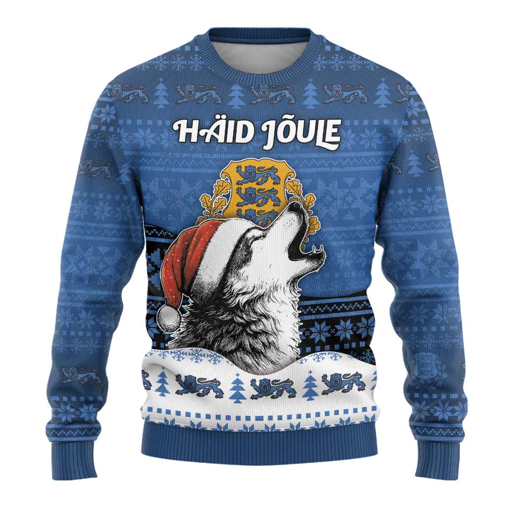 Personalized Estonia Christmas Ugly Christmas Sweater Haid Joule - Wonder Print Shop
