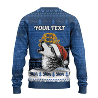 Personalized Estonia Christmas Ugly Christmas Sweater Haid Joule - Wonder Print Shop