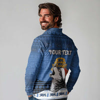 Personalized Estonia Christmas Long Sleeve Polo Shirt Haid Joule - Wonder Print Shop