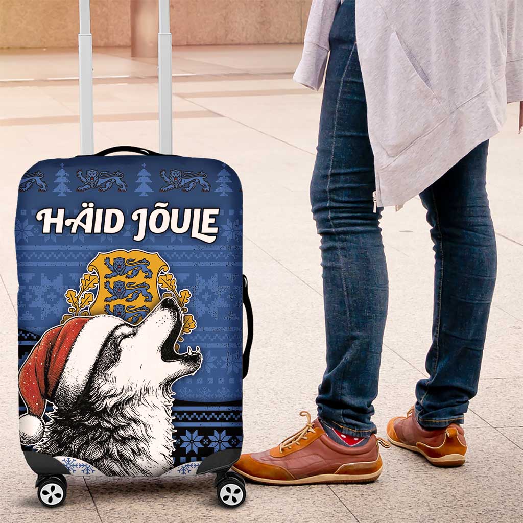Estonia Christmas Luggage Cover Haid Joule - Wonder Print Shop