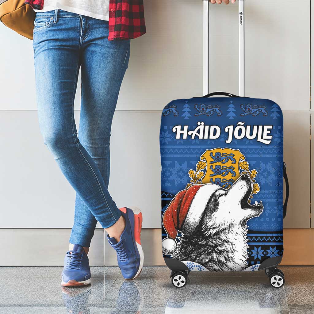 Estonia Christmas Luggage Cover Haid Joule - Wonder Print Shop