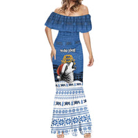 Personalized Estonia Christmas Mermaid Dress Haid Joule - Wonder Print Shop