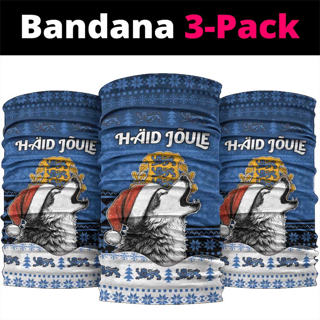 Estonia Christmas Neck Gaiter Haid Joule - Wonder Print Shop