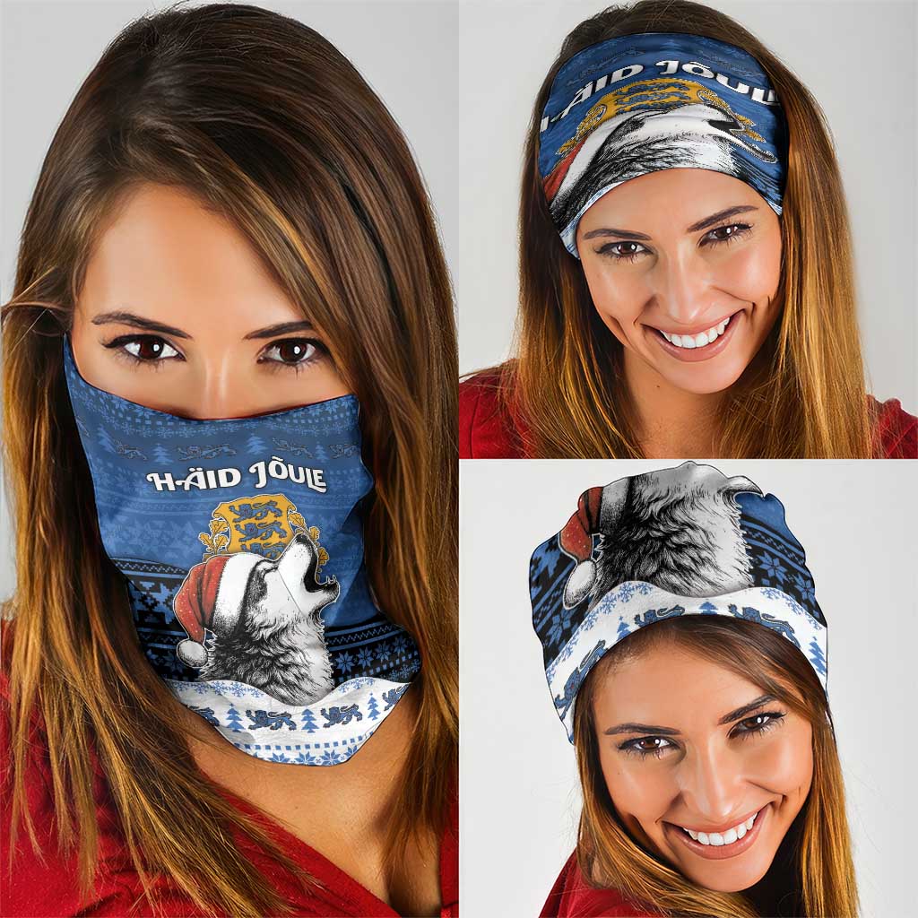 Estonia Christmas Neck Gaiter Haid Joule - Wonder Print Shop