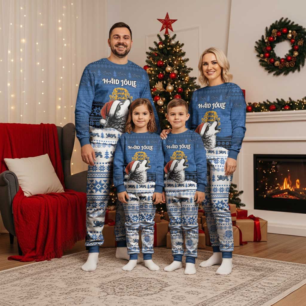 Personalized Estonia Christmas Pajama Set Haid Joule - Wonder Print Shop