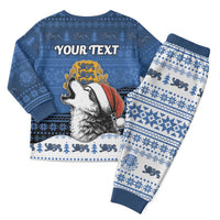 Personalized Estonia Christmas Pajama Set Haid Joule - Wonder Print Shop
