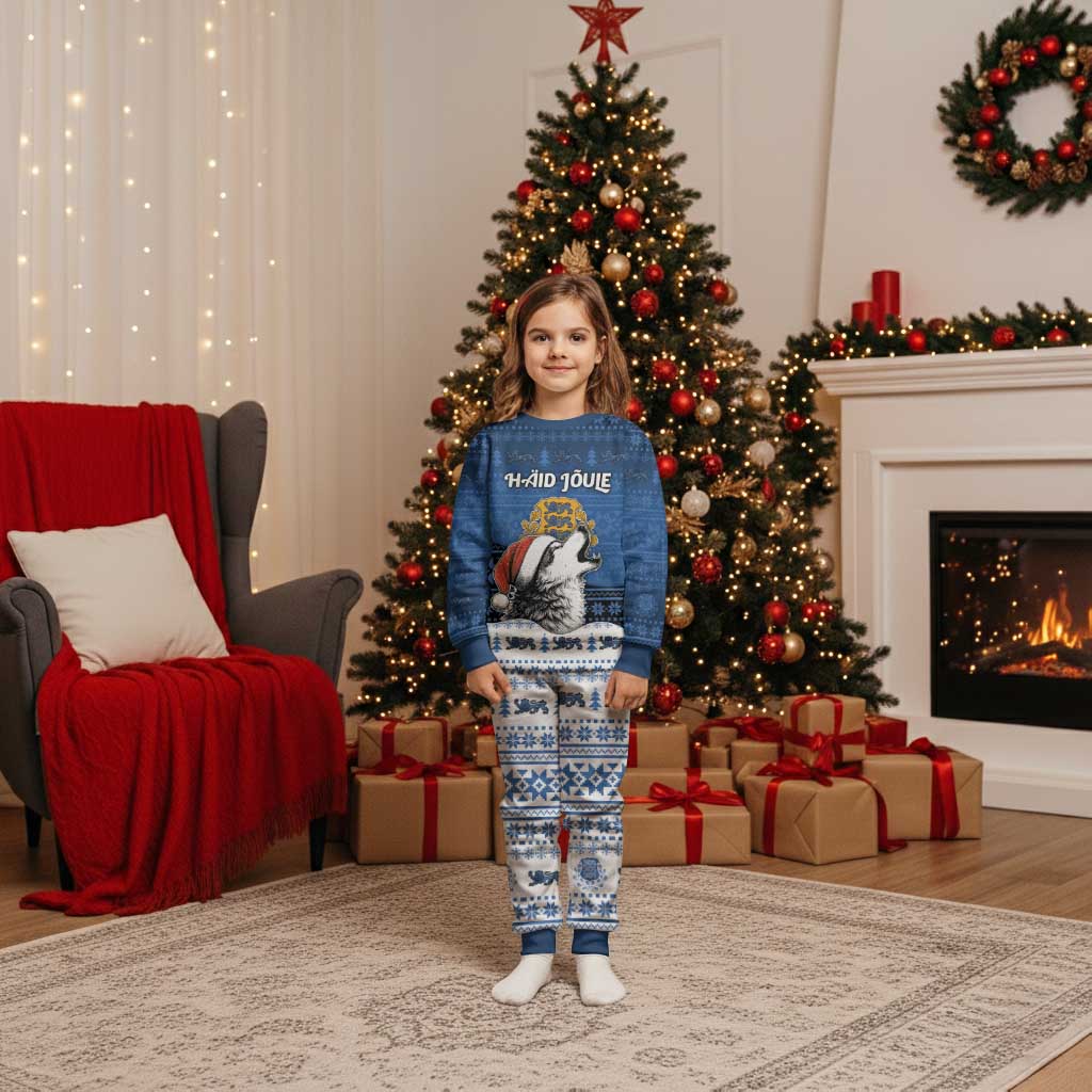 Personalized Estonia Christmas Pajama Set Haid Joule - Wonder Print Shop