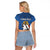 Personalized Estonia Christmas Raglan Cropped T Shirt Haid Joule - Wonder Print Shop