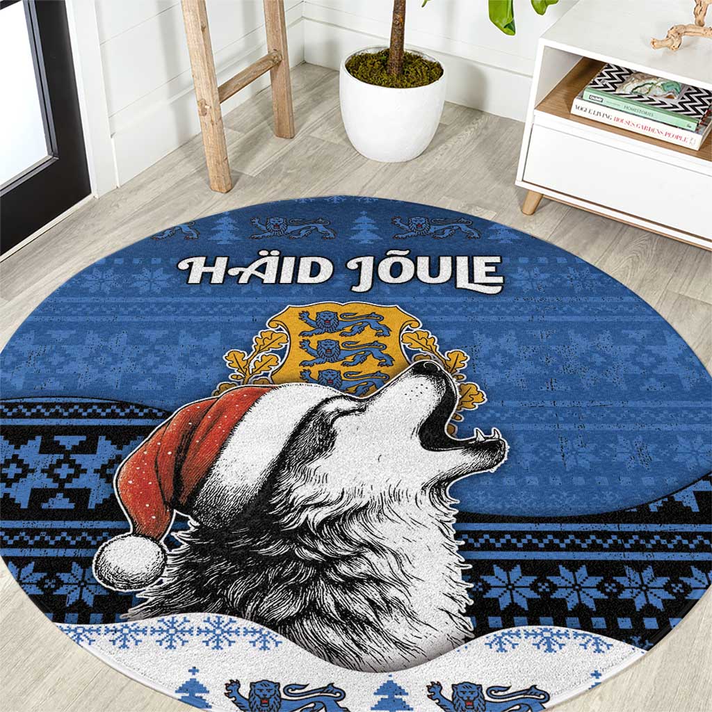 Estonia Christmas Round Carpet Haid Joule - Wonder Print Shop