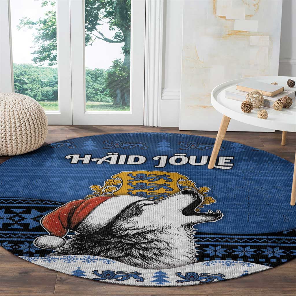 Estonia Christmas Round Carpet Haid Joule - Wonder Print Shop
