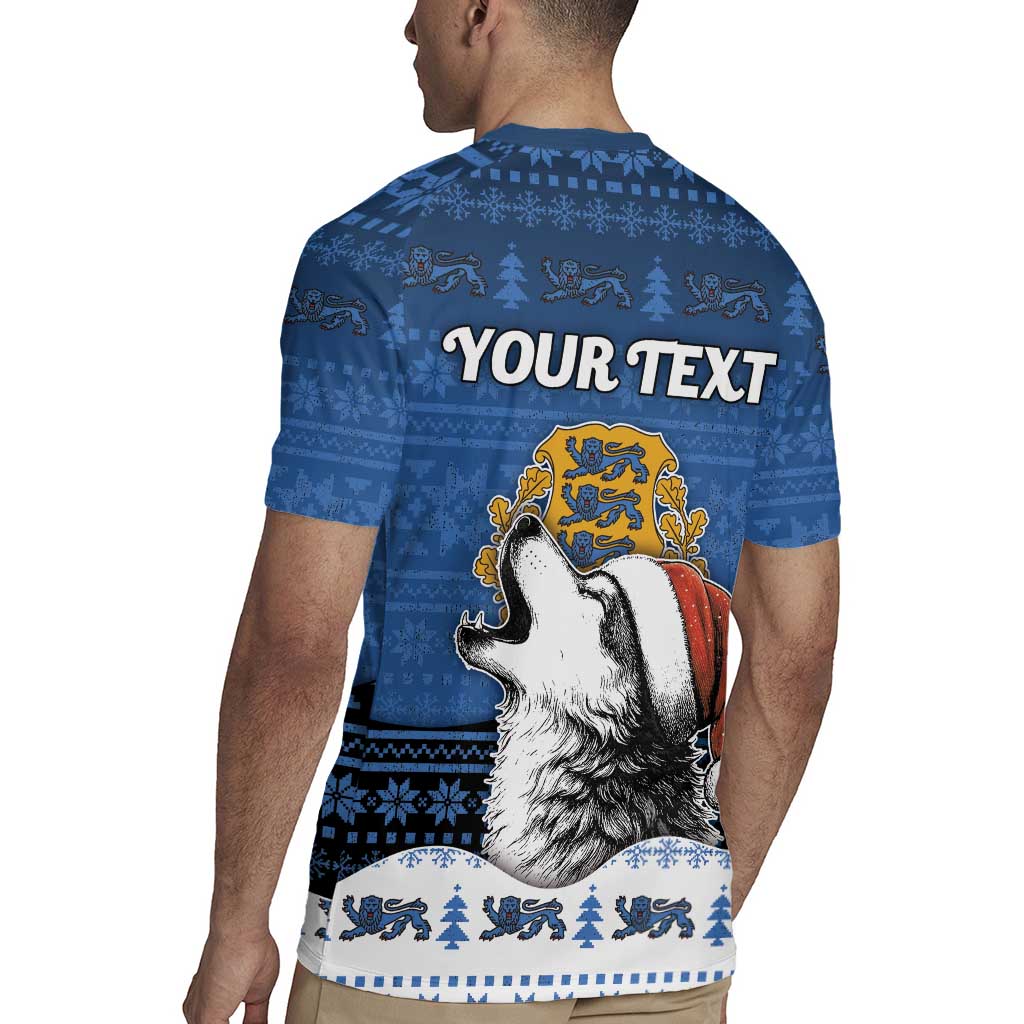 Personalized Estonia Christmas Rugby Jersey Haid Joule - Wonder Print Shop