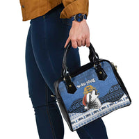 Estonia Christmas Shoulder Handbag Haid Joule - Wonder Print Shop