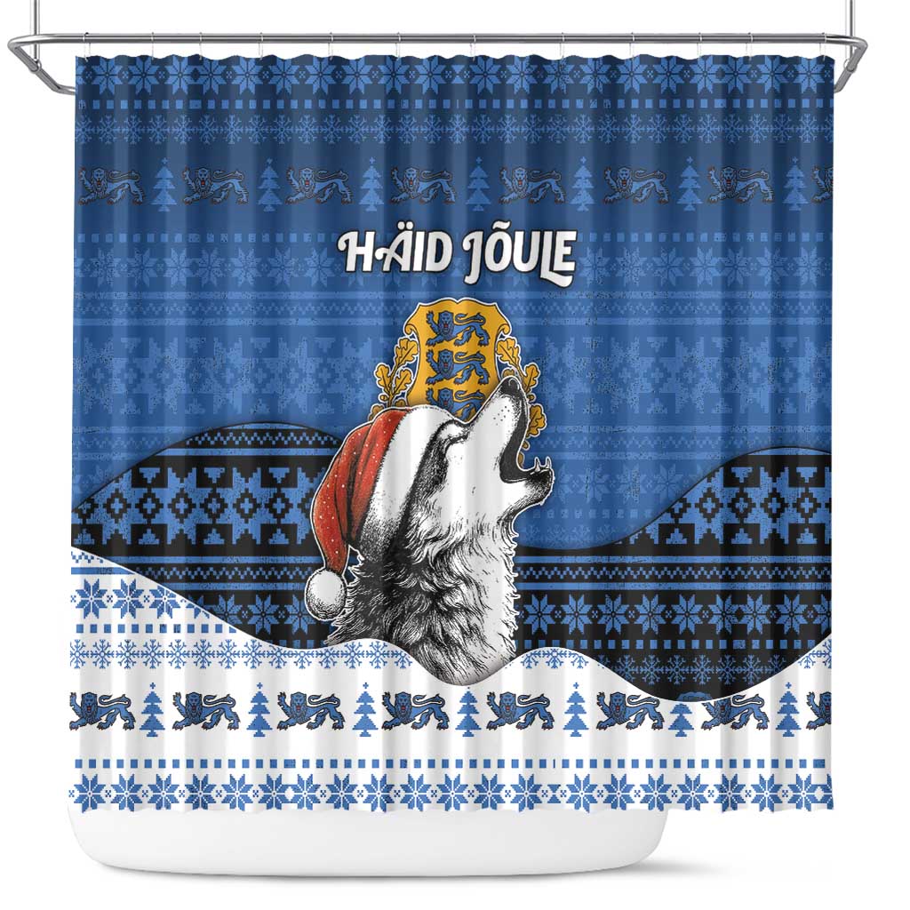Estonia Christmas Shower Curtain Haid Joule - Wonder Print Shop