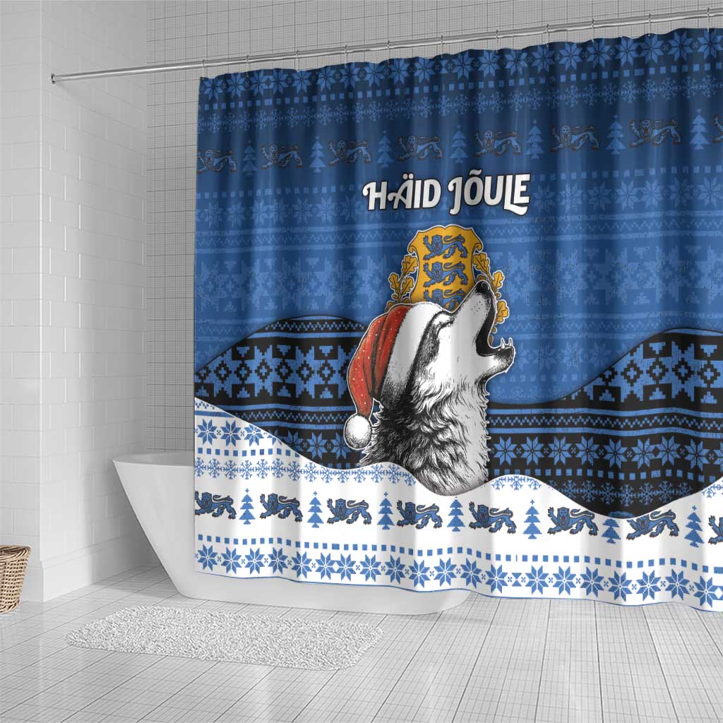 Estonia Christmas Shower Curtain Haid Joule - Wonder Print Shop