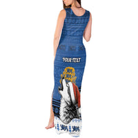Personalized Estonia Christmas Tank Maxi Dress Haid Joule - Wonder Print Shop