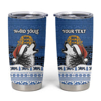 Personalized Estonia Christmas Tumbler Cup Haid Joule - Wonder Print Shop