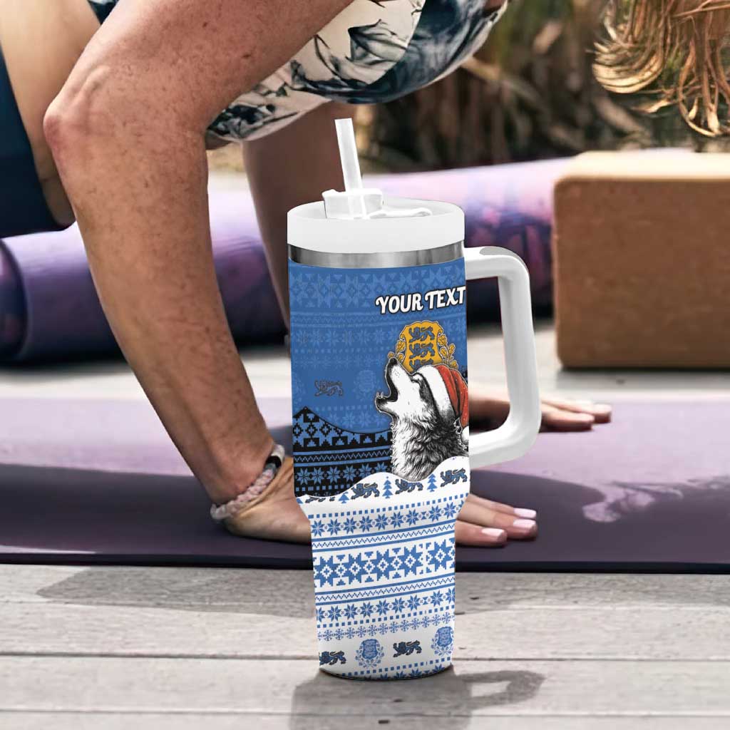 Personalized Estonia Christmas Tumbler With Handle Haid Joule - Wonder Print Shop