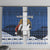 Estonia Christmas Window Curtain Haid Joule - Wonder Print Shop