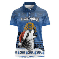 Personalized Estonia Christmas Women Polo Shirt Haid Joule - Wonder Print Shop