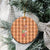 Panda Christmas Ceramic Ornament Ho Ho Ho Caramel Pattern - Wonder Print Shop