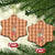 Panda Christmas Ceramic Ornament Ho Ho Ho Caramel Pattern - Wonder Print Shop