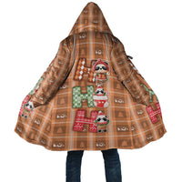 Panda Christmas Cloak Ho Ho Ho Caramel Pattern - Wonder Print Shop