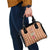 Panda Christmas Shoulder Handbag Ho Ho Ho Caramel Pattern - Wonder Print Shop