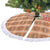 Panda Christmas Tree Skirt Ho Ho Ho Caramel Pattern - Wonder Print Shop