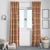 Panda Christmas Window Curtain Ho Ho Ho Caramel Pattern - Wonder Print Shop