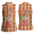 Panda Christmas Women Sleeveless Polo Shirt Ho Ho Ho Caramel Pattern - Wonder Print Shop