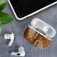 Western Yoke AirPods Case Rein Beer Christmas Houndstooth Patterns - Wonder Print Shop